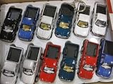 Diecast Dodge Ram 1500 Edition Key Chain Series in a 1:88 Scale with Pull Back Action Available in Green, Silver, Black, Red, Blue and White While Supplies Last Manufactured by Kinsmart
