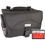 EOS Bundle Tasche f&uuml;r Canon 1100D 1200D +Qualit&auml;ts Ersatzakku LP-E10 Fototasche
