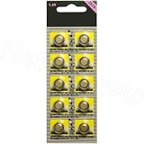 Battery Pack of 10 Replacement Batteries for Hexbug Nano, Ant, Original, Crab and Inchworm
