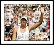 Maria Sharapova Tennis Framed 8x10 Photograph 2006 Wimbledon Wave to Crowd