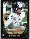 2011 Bowman Draft Baseball Card # 12 Salvador Perez RC - Kansas City Royals (RC - Rookie Card) MLB Trading Card in Screwdown Case!