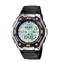 Casio #AQW101B-2AV Men's Sports Gear Thermometer/Fishing Indicator Watch