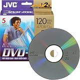 JVC DVD-R 2x 5 Pack with Jewel Cases