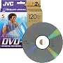JVC DVD-R 2x 5 Pack with Jewel Cases