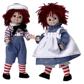 Raggedy Ann and Andy Set, 8, Storyland Collection by Madame Alexander