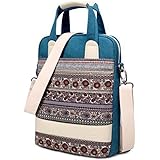 Dachee New Blue Bohemian Laptop Shoulder Bag 13.3 Inch Laptop Briefcase for macbook Air 13 /Macbook Pro 13 /Dell/hp/lenovo/sony/toshiba/ausa/acer/samsung Laptop Messenger Bag