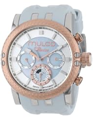 MULCO Womens MW3-11169-013 Lincoln Illusion Chronograph Analog Swiss Movement Watch