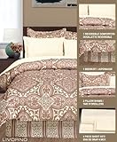 8 PC. QUEEN Bed In A Bag,Livorno COMFORTER Set