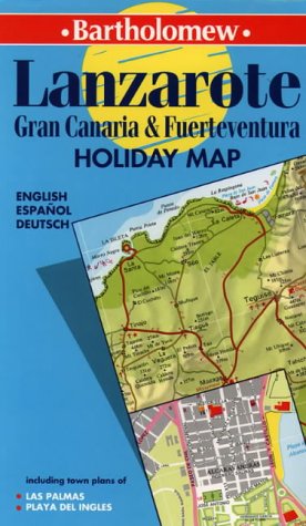 City Travel Guides Discounted  Search : Holiday Map: Lanzarote, Gran Canaria, Fuerteventura