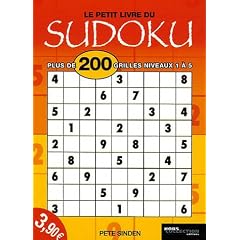 Le petit livre du Sudoku : Plus de 200 grilles niveaux 1 � 5