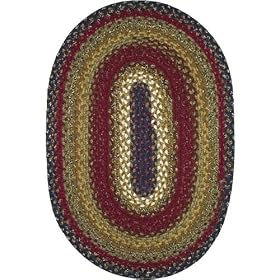 Log Cabin Step Cotton Braided Rug by Cotton Braided Rugs