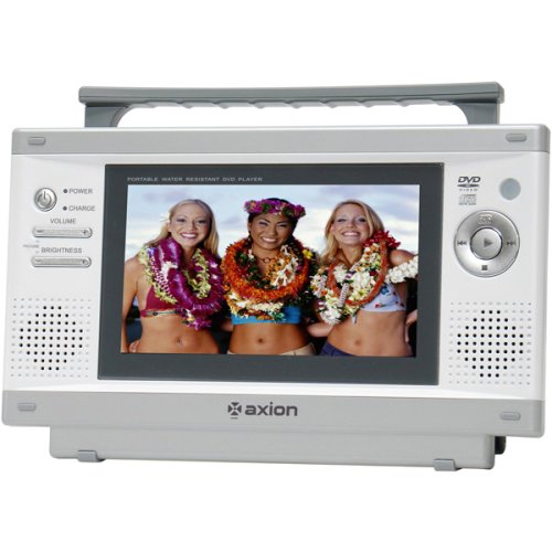 Electronics: Axion AXN 6075 7 Inch Wide Screen Water Resistant Portable DVD Player