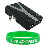 Non-OEM Black Universal USB Dual Port Home Travel Wall Charger Compatible with Amazon Kindle 2 eBook / Book Reader