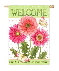 Gerber Garden Silk Reflections Regular Size Flag