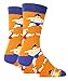 Oooh Yeah Socks ! - Mens Crew - Super Sumo Men's sock size 10-13. men's Shoe Size 6 to 12 ,One size fits most men.