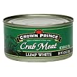 Crown Prince Lump White Crab Meat, 6-Ounce Cans (Pack of 12)