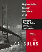 Calculus, Single Variable, Student Study Guide