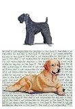 Kerry Blue Terrier Glass Cutting Board