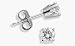 Baby 0.06 TCW White Gold Diamond Studs