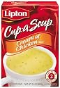 Lipton Cup-a-Soup, Cream of Chicken, 4-Count Pouches per Box (Pack of 12)