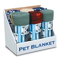 Petmate 29 inch x 40 inch Polar Fleece Pet Blanket 27418