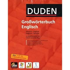Duden-Oxford - Gro�w�rterbuch Englisch (Office-Bibliothek) CD-ROM (WIN/MAC OS X/LINUX)