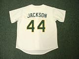 REGGIE JACKSON Oakland Athletics 1987 Majestic Home Throwback Baseball Jersey, 2XL