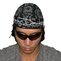 Harley Davidson Super Cool Motorcycles Floral Bandana Cap / Do Rag / Biker Hat - Black