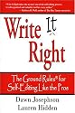 Write It Right: The Ground Rules for Self-Editing Like the Pros