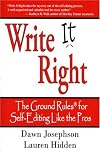 Write It Right: The Ground Rules for Self-Editing Like the Pros
