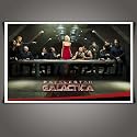 BATTLESTAR GALACTICA: The Last Supper, XL 34" x 24" Canvas Art Poster Print NEW