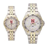 University of Nebraska N Huskers All Star Stainless Steel Watch