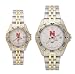 University of Nebraska N Huskers All Star Stainless Steel Watch