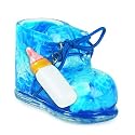 Fitz and Floyd Glass Menagerie Blue Baby Shoe