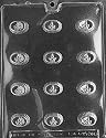 OVAL FLEUR-DE-LIS All Occasions Candy Mold Chocolate