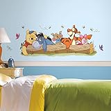 RoomMates RMK2553GM Winnie The Pooh Outdoor Fun Peel and Stick Giant Wall Decals