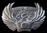 Orange County Choppers Engine/Wings Logo Antique Pewter Belt Buckle