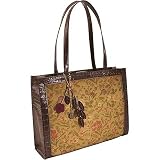 Lucky Brand Velvet Patchwork Bucket Tote