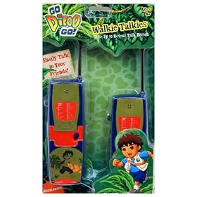 Go Diego Go! Walkie Talkies by Sakar one color, one size 51PJKT8vD L. SL500 AA280 Go Diego Go! Walkie Talkies by Sakar one color, one size