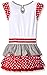 Disney Girls' Minnie Its All About The Dots Tunic with Ruffles