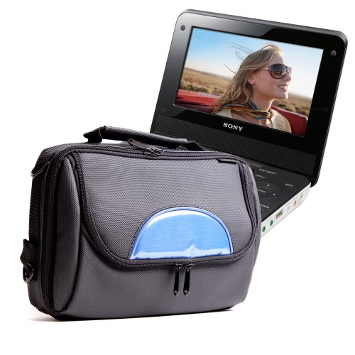 DURAGADGET Portable DVD Player Lightweight Bag And Headrest Mount For Sony DVP-FX875, DVP-FX720