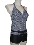 MW Women's Swimsuit, Swimwear, Two Piece, Boyshorts, Halter Tankini with Boy Shorts, Multiple Patterns