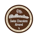 Tully's Coffee Bellaccino Swiss Chocolate Almond K-Cups, 24 Count Boxes (Pack of 2)