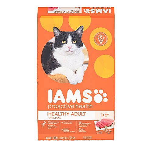 IAMS PROACTIVE HEALTH Adult Original With Tuna Dry Cat Food 16 Pounds