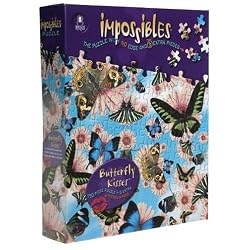 Impossibles Butterfly Kisses 750 pc Jigsaw Puzzle by University Games