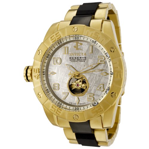 Invicta Men's 0219 Pro Diver Collection Reserve Automatic 18k Gold-Plated Watch
