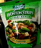 Fresh Gourmet Wonton Strips- Wasabi/Ranch-Box of 9