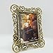 Gift Garden 5x7 Picture Frame Antique Metal Photo Frames 5 by 7 Inch Tabletop Display