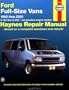 Ford Full Size Vans Automotive Repair Manual 1992-2001