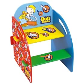 Bob the Builder Wooden Chair with Step